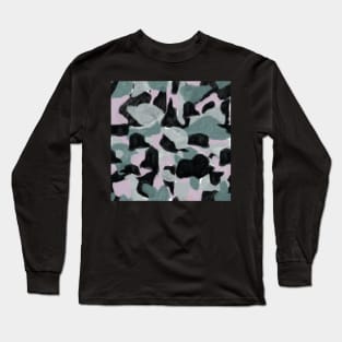 Camouflage pattern pastel color Long Sleeve T-Shirt